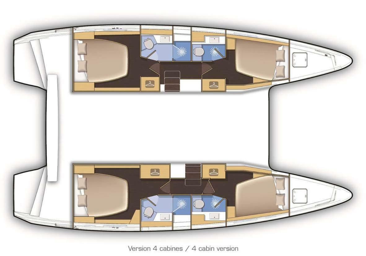 Luxury Catamaran Lagoon 42, Ac & Gn Split Exterior foto